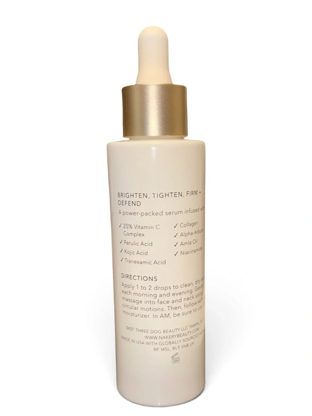 Nakery Collagen Defense +25% Vitamin C Complex Serum BNIB